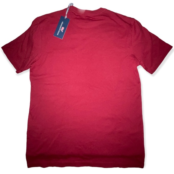 VINEYARD VINES Mens College T-Shirt Chest Pocket Crewneck Short Sleeve Tee - Picture 5 of 6